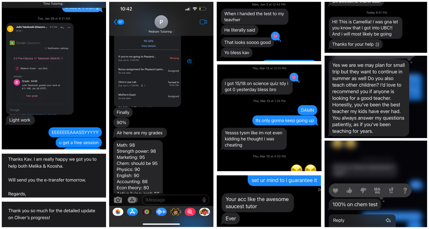Tutor helping a student